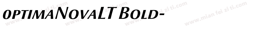 0ptimaNovaLT Bold字体转换